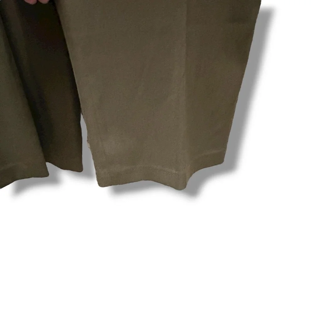 Women's Olive Wide‎ Leg Fully Lined Dress Pants Sz 16 Tall